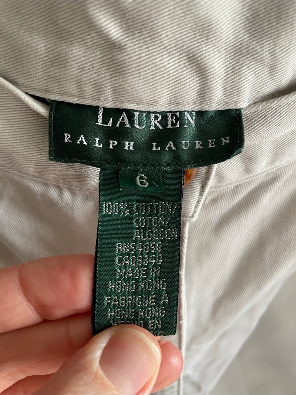 Vintage Lauren Ralph Lauren Cotton shorts-Size 6 - Picture 4 of 8